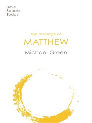cover image of The Message of Matthew